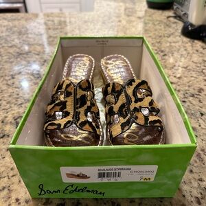 Sam Edelman Leopard Wedge